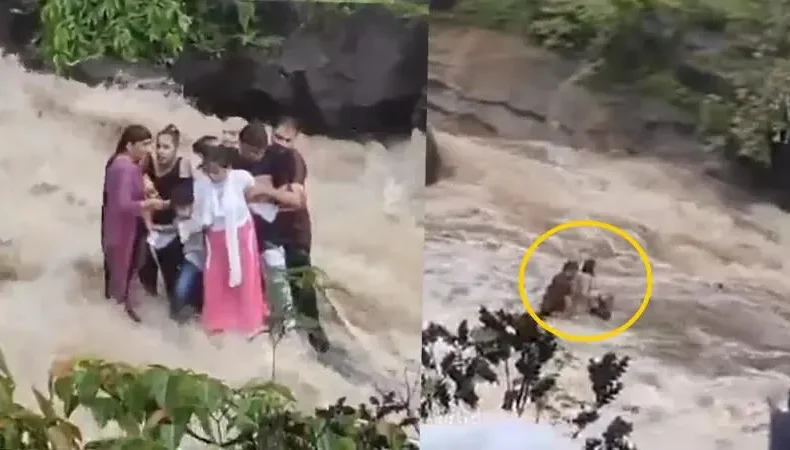 VIDEO: წყალი უცებ მოვარდა და დიდი უბედურება დატრიალდა: კადრებში ჩანს, როგორ წაიღო წყალმა ოჯახის 5 წევრი