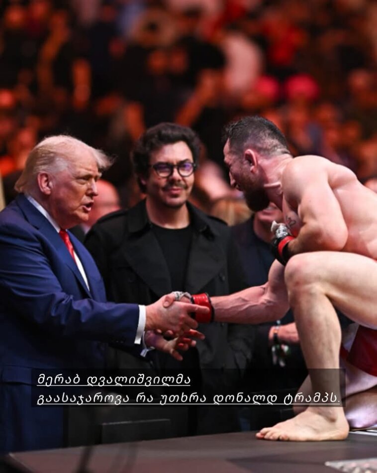 მერაბ დვალიშვილმა გაასაჯაროვა, რა უთხრა დონალდ ტრამპს შეხვედრისას