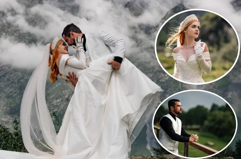 ტეხასიდან ყაზბეგში - ამერიკელი ბიჭისა და რუსი გოგონას ქართული ქორწილი: ვინ არის წყვილი, რომლის ფოტოებმა ინტერნეტი მოიცვა