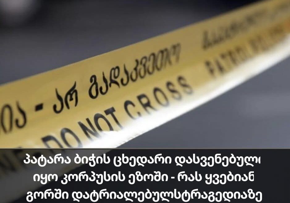 პა­ტა­რა ბი­ჭის ცხე­და­რი დას­ვე­ნე­ბუ­ლი იყო კორ­პუ­სის ეზო­ში – რას ყვებიან გორში დატრიალებულსტრაგედ