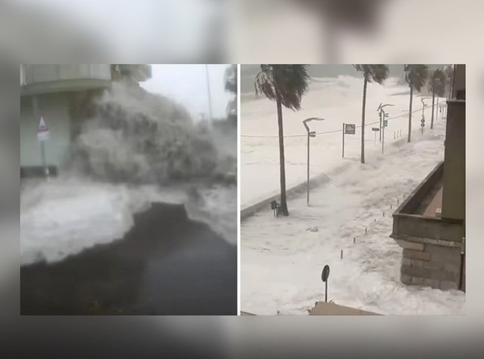 იტალია სტიქიას ებრძვის! - სიცილიასა და კალაბრიის სანაპიროებს ძლიერი შტორმი დაატყდა