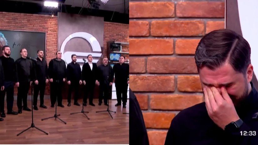 VIDEO: პატრიარქის საგალობლის შესრულებისას, მომღერლებმა ცრემლები ვერ შეიკავეს - ემოციური კადრები