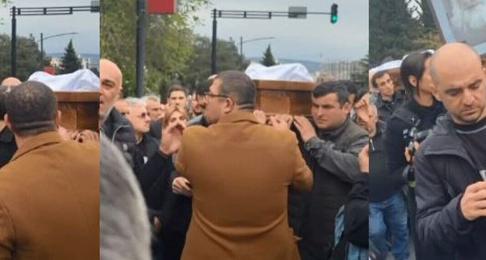 ვრცელდება ბერი ნიკოლოზის დაკრძალვის კადრები